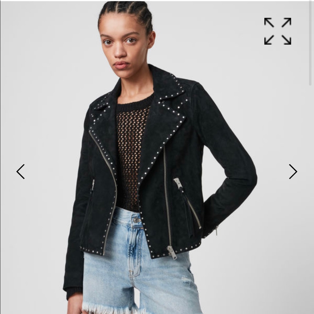Allsaints Leather Suede Jacket